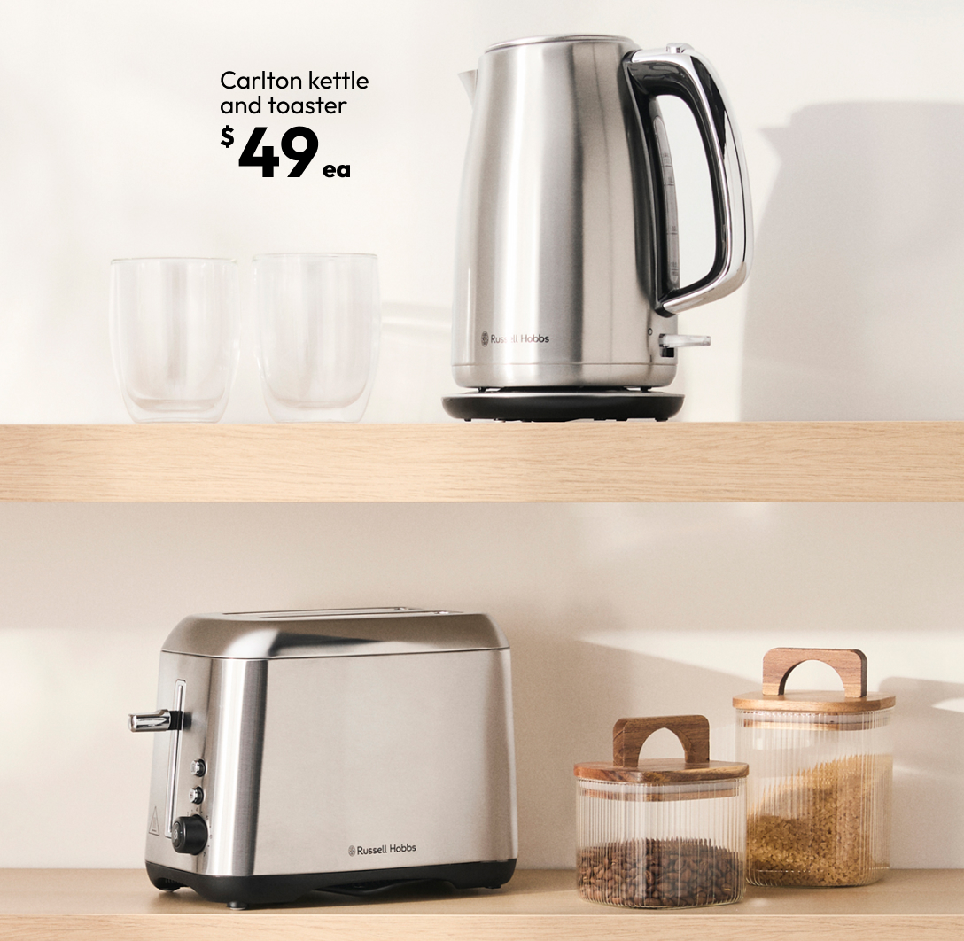 Russell Hobbs Carlton kettle and toaster