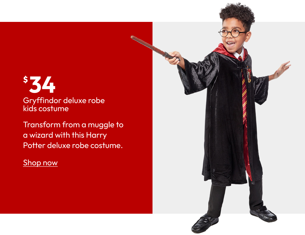 Gryffindor deluxe robe kids costume