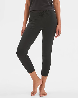 Active studio soft ruched 7/8 length tights