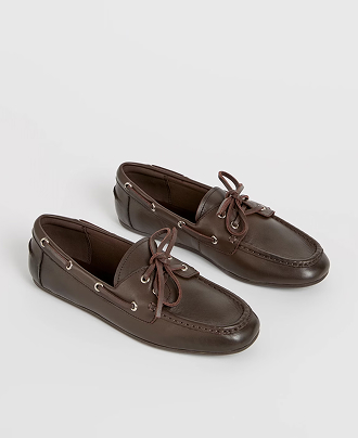 Genuine suede leather boat shoes