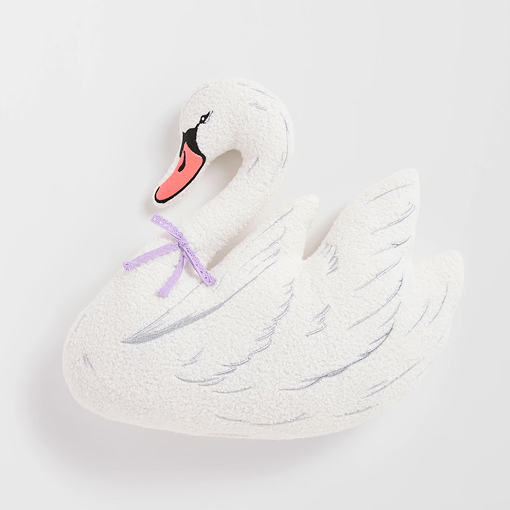 Aviana swan cushion