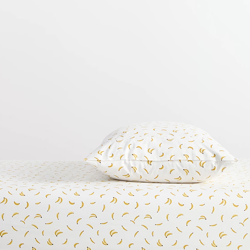 Banana Australian Cotton fitted sheet set