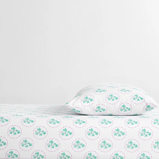 Clover Australian Cotton fitted sheet set