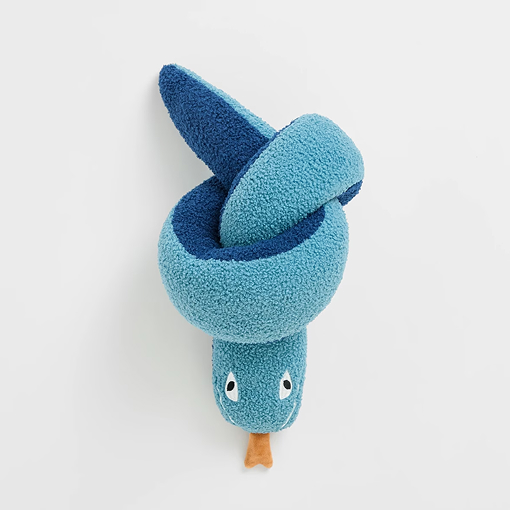 Snake boucle cushion