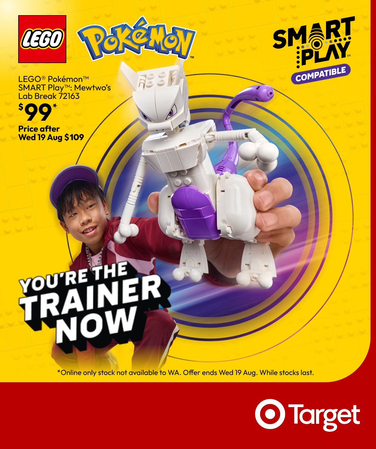 LEGO® Pokémon™ SMART Play™: Mewtwo’s Lab Break 72163