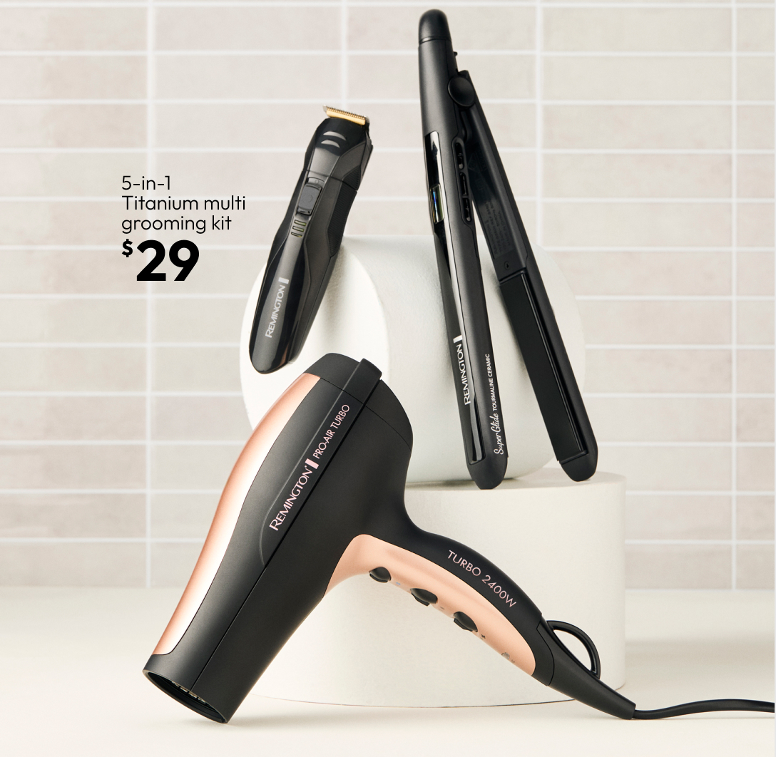 5-in-1 Titanium multi grooming kit