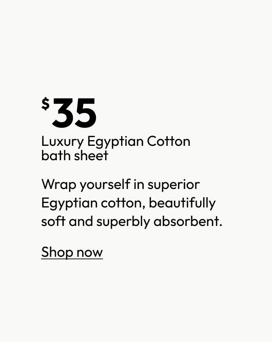 Luxury Egyptian Cotton bath sheet
