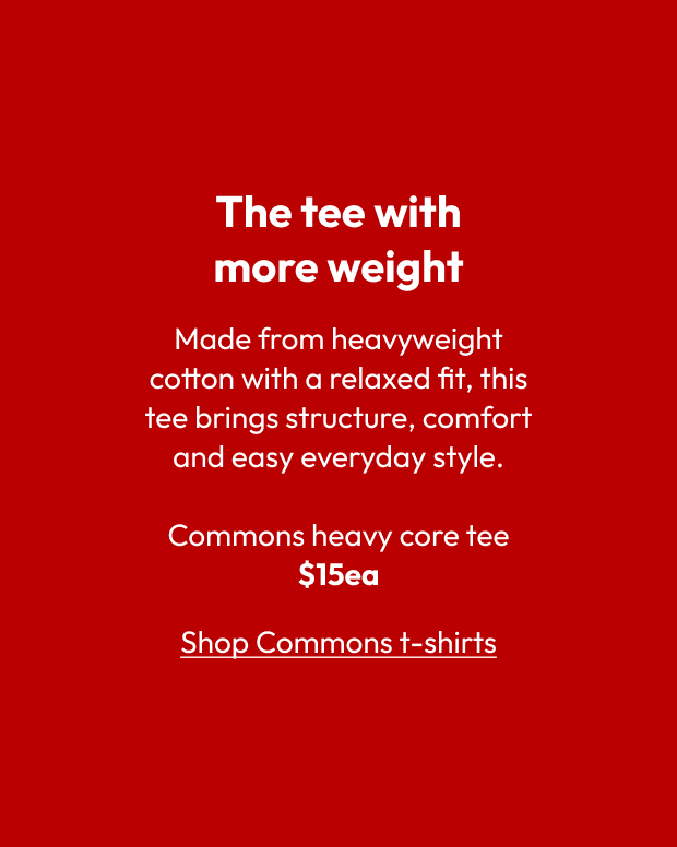 The tee with more weight