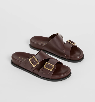 Crossover strap sandals