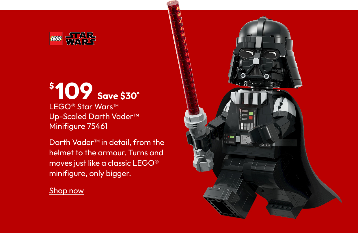 LEGO® Star Wars™ Up-Scaled Darth Vader™ Minifigure 75461