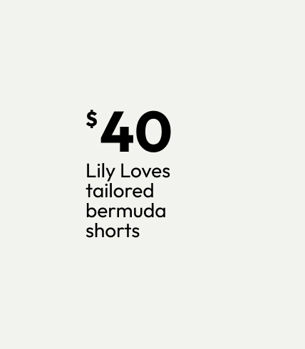 Lily Loves tailored bermuda shorts