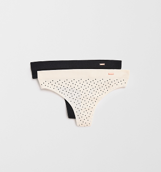 Lily Loves 2pk rib seamfree high waist g-string briefs