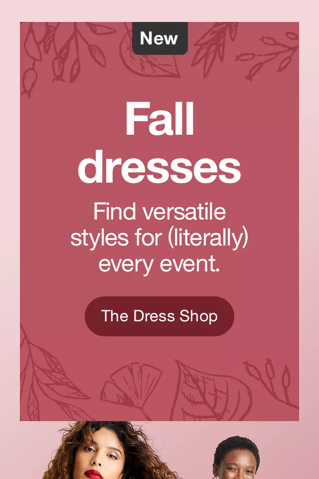 [New] Fall dresses Find versatile styles for (literally) every event. The Dress Shop >