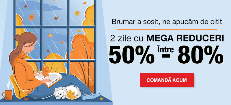 Brumar a sosit, ne apucăm de citit - 2 zile cu Mega Reduceri între 50% și 80%