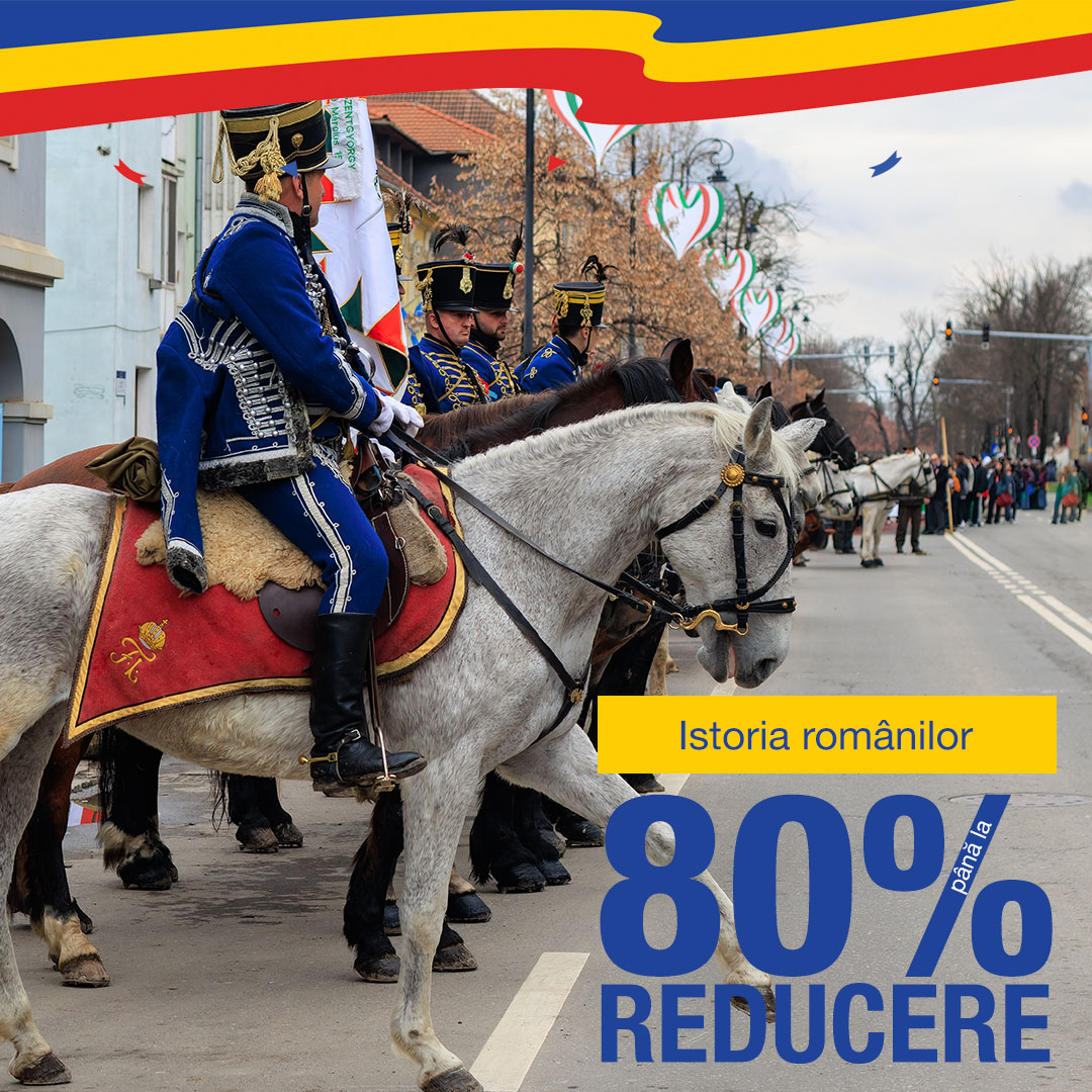 Istoria românilor - până la 80% reducere