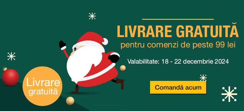 Livrare gratuită pentru comenzi de peste 99 lei