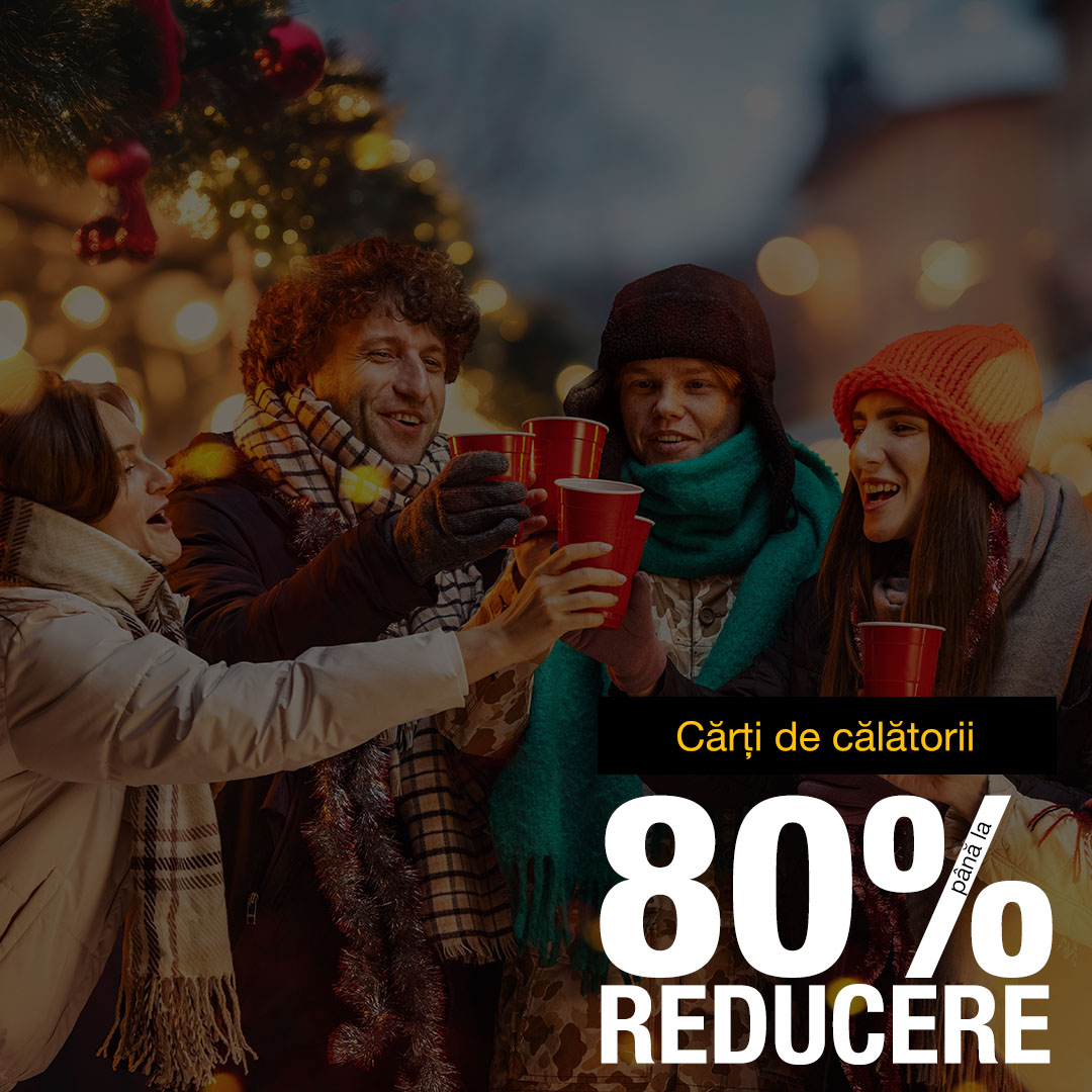 Cărți de călătorii - până la 80% reducere