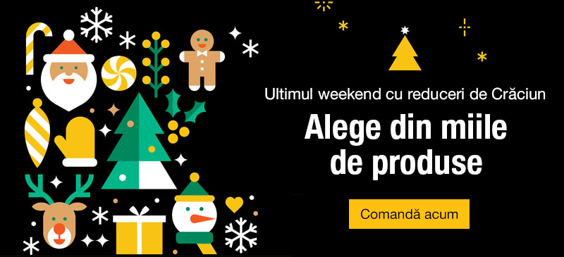 Ultimul weekend cu reduceri de Crăciun - Alege din miile de produse