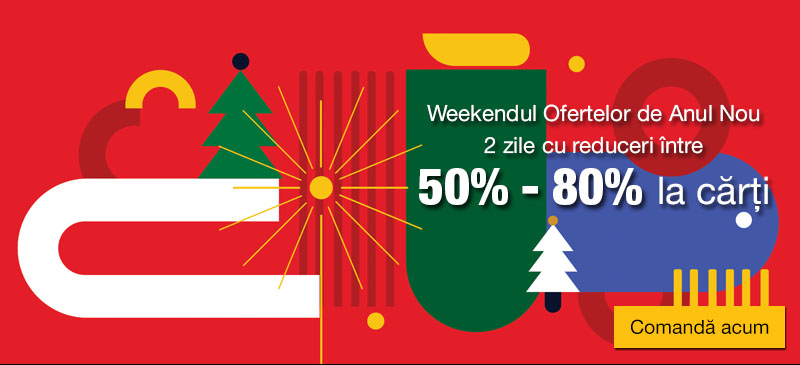 Weekendul Ofertelor de Anul Nou - 2 zile cu reduceri între 50% și 80% la cărți