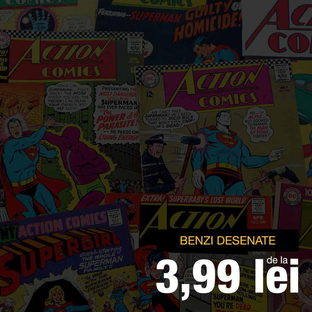 Benzi desenate - de la 3,99 lei