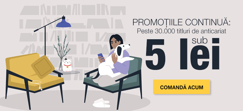 Promoțiile continuă - Peste 30.000 titluri de anticariat sub 5 lei 