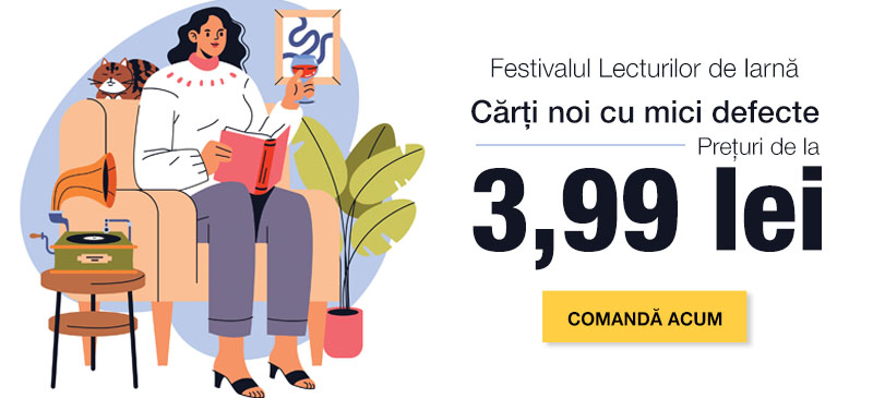 Festivalul Lecturilor de Iarnă - Cărți noi cu mici defecte - Prețuri de la 3,99 lei