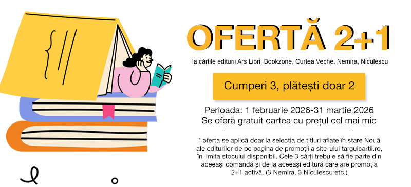 Ofertă de 2+1 cadou la cărțile de librărie pe TargulCartii.ro