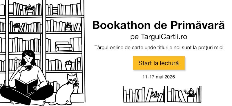 Bookathon de primăvară. Târgul online de carte udne titlurile noi sunt la prețuri mici