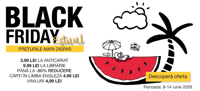 Happy Hour literar la cărțile de anticariat. Doar azi 90% la peste 80.000 de titluri. 