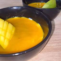 Čoko duo s mangovým pyré