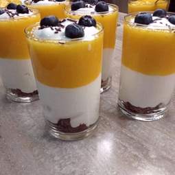 Cheesecake v pohári s mascarpone