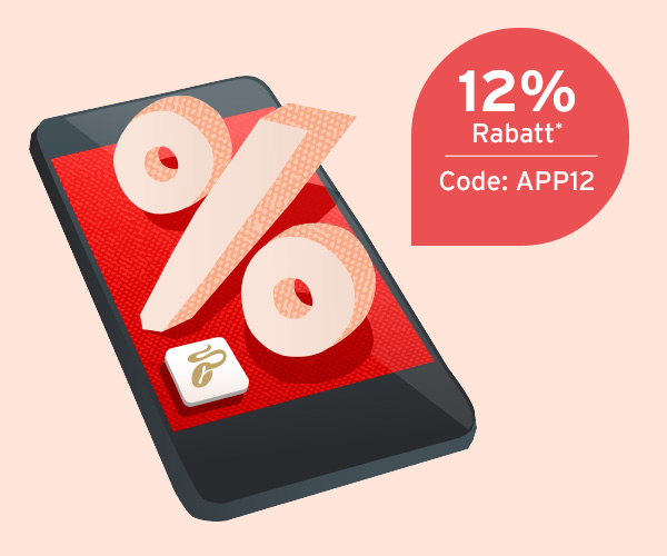 Ab in die App und sommerliche 12% auf fast alles sparen