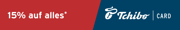 20% sleva pro členy TchiboCard