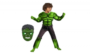 Costum cu muschi Hulk pentru copii, War,