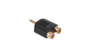 Adaptor Jack 3.5mm TATA-2RCA Gold