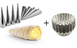 Set 20 forme conice+20 cosulete savarine