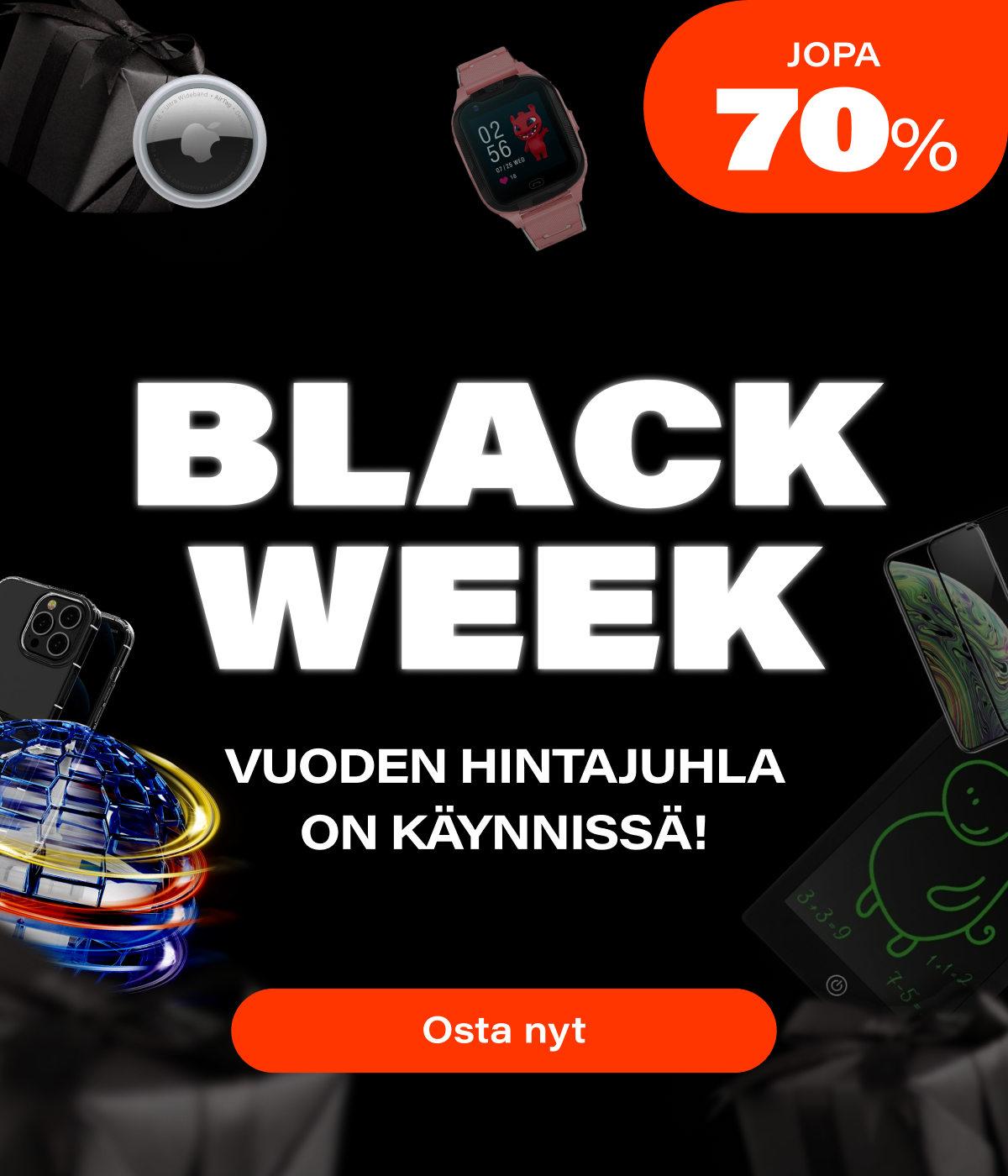 tekniikkaosat.fi, black week