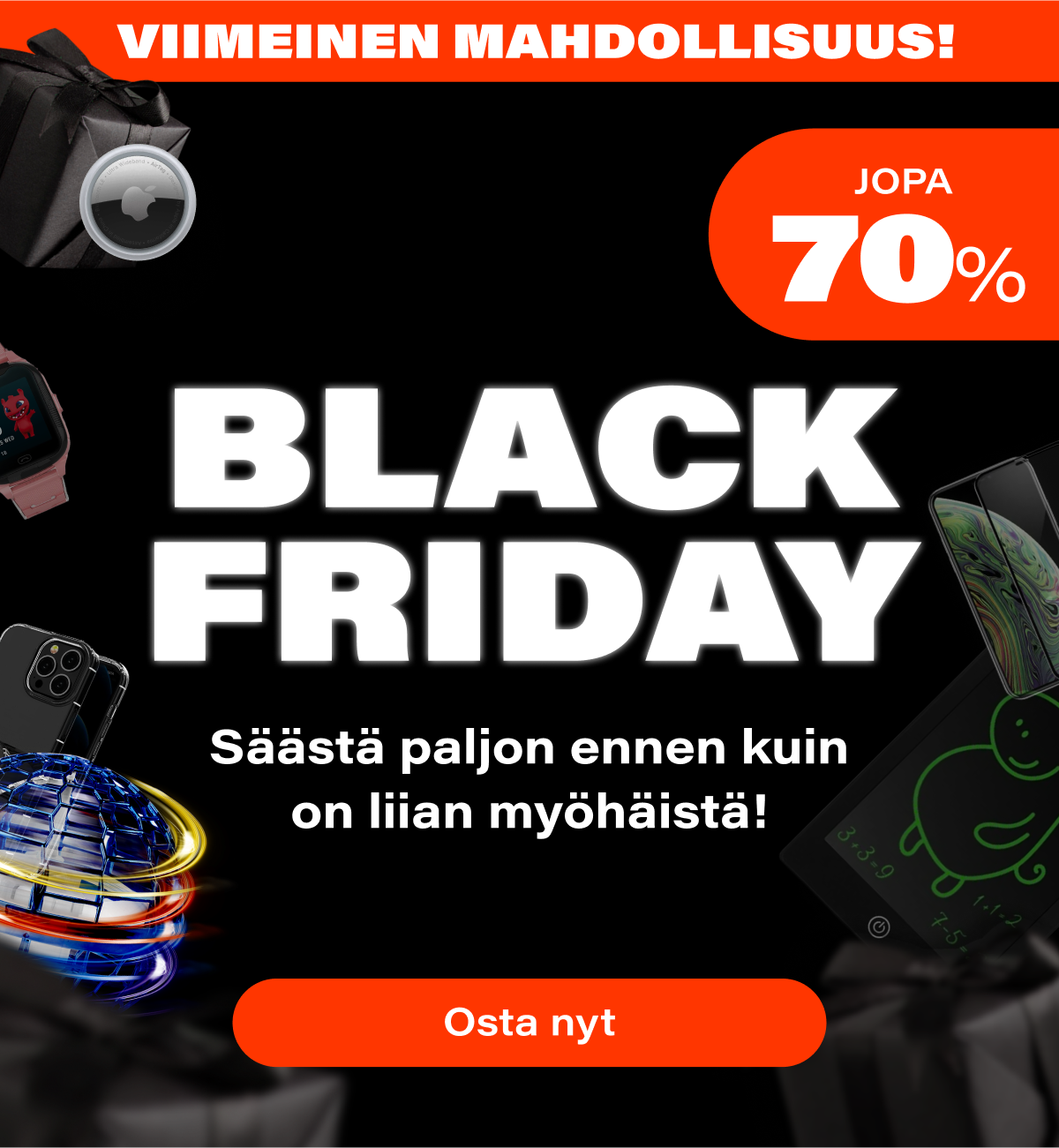 tekniikkaosat.fi, black week