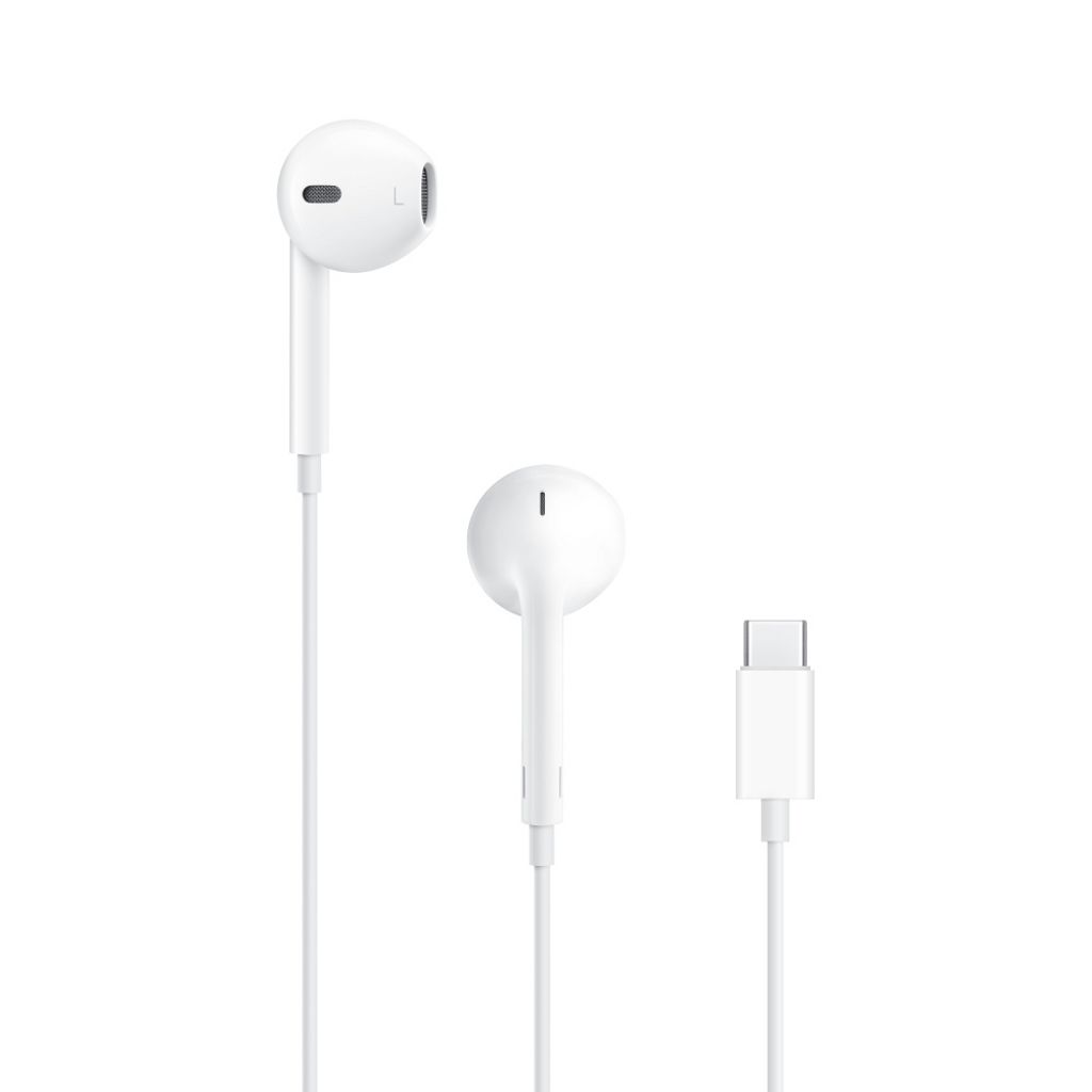 Image of Apple Earpods mikrofonilla ja kaukosäätimellä, USB-C, Original - Valkoinen