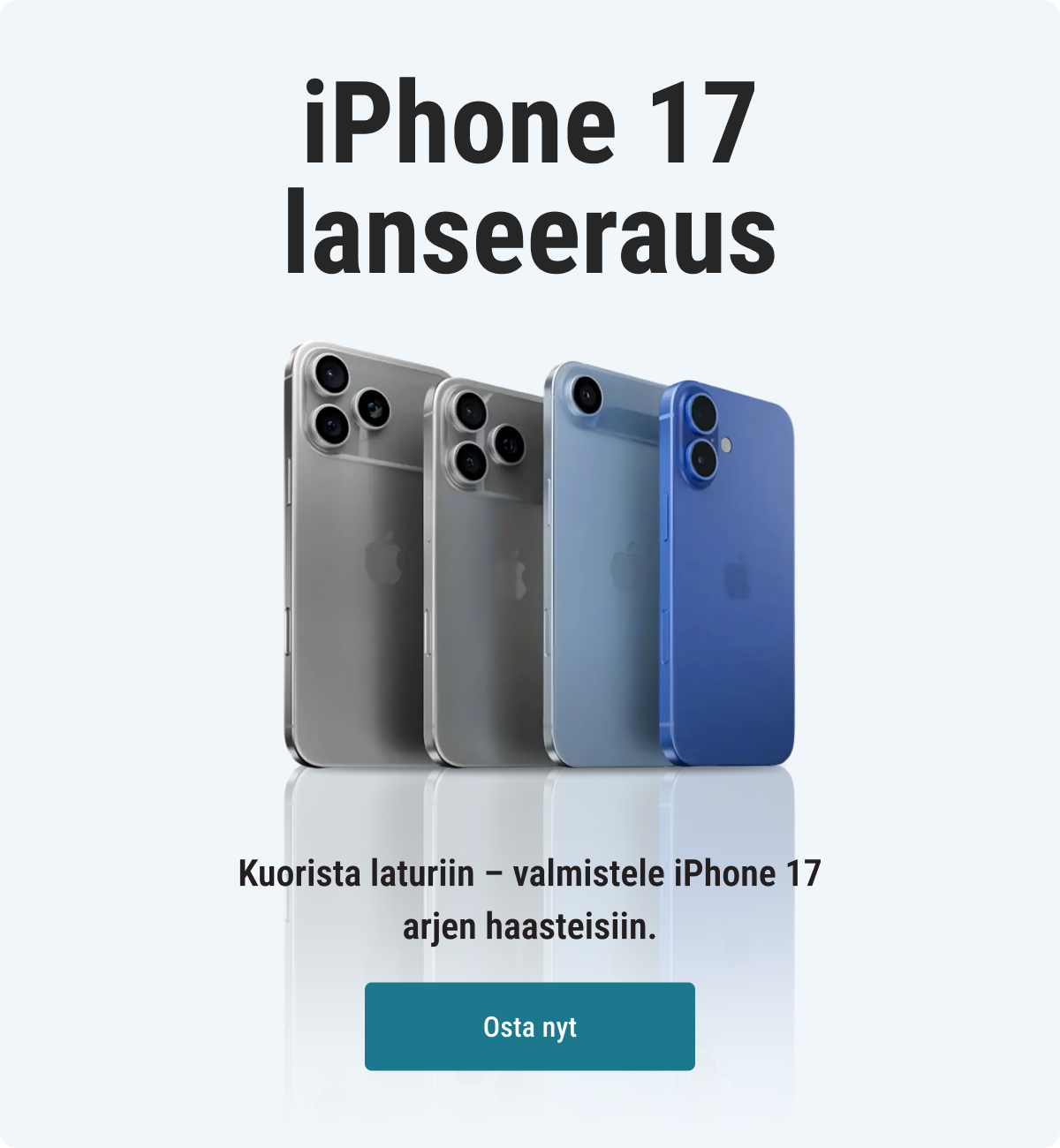 iPhone 17 lanseeraus