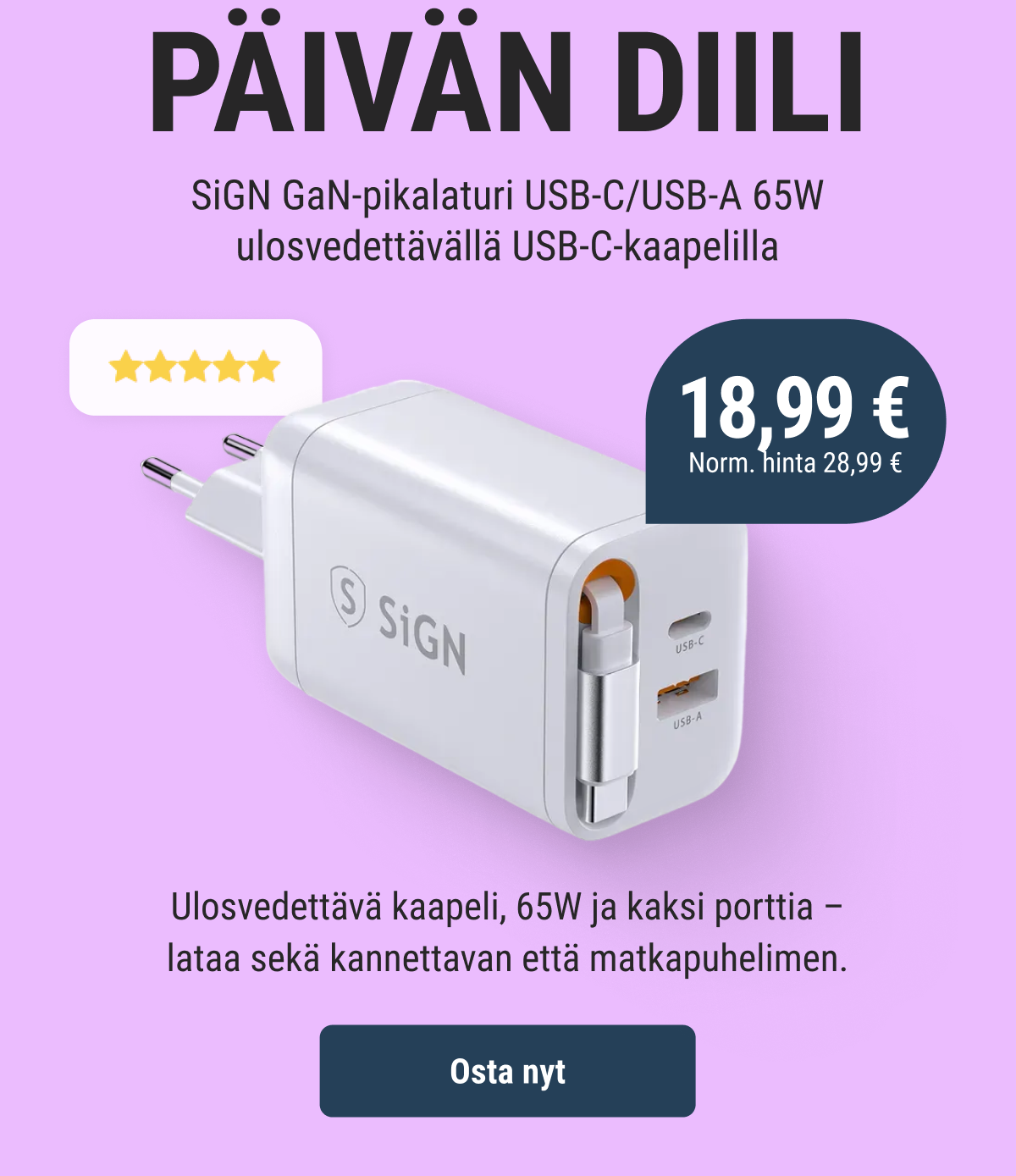 tekniikkaosat.fi, päivän diili