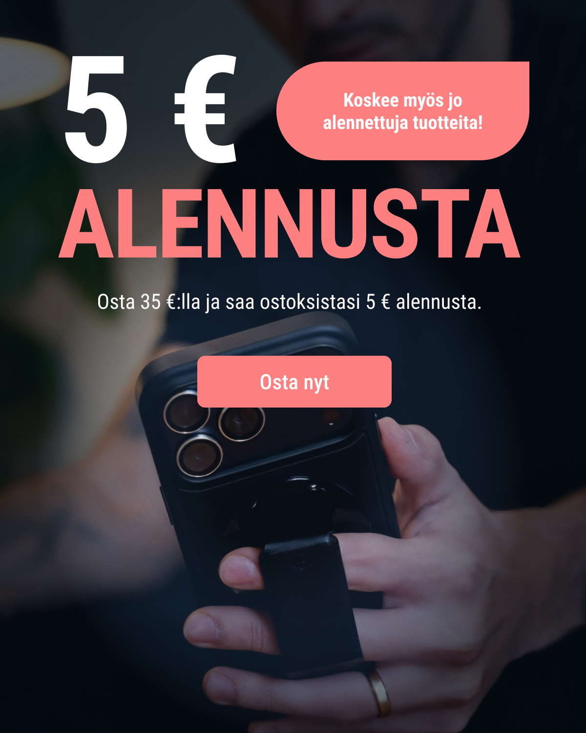 5 € alennusta
