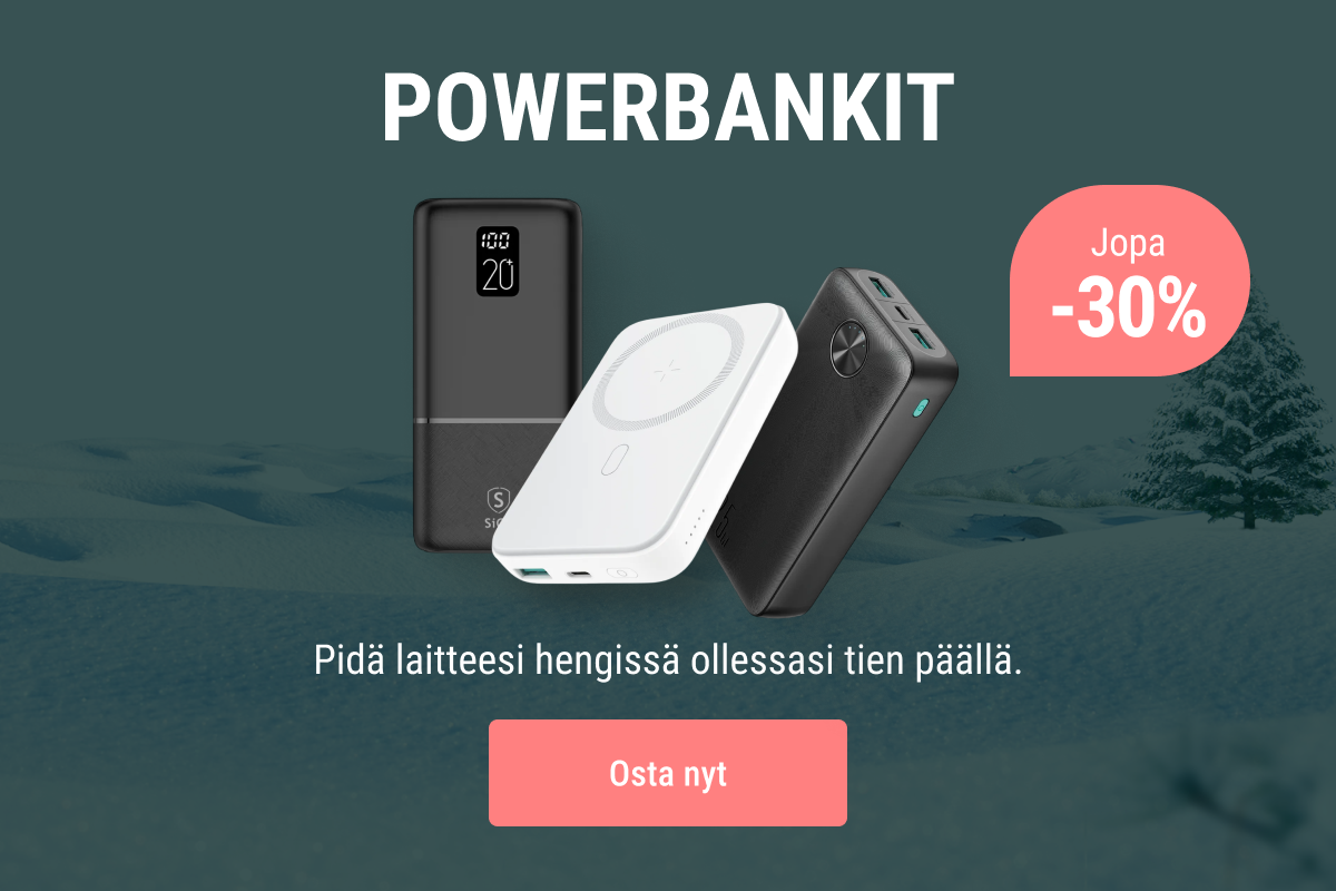 Tammiale 2026 powerbankit