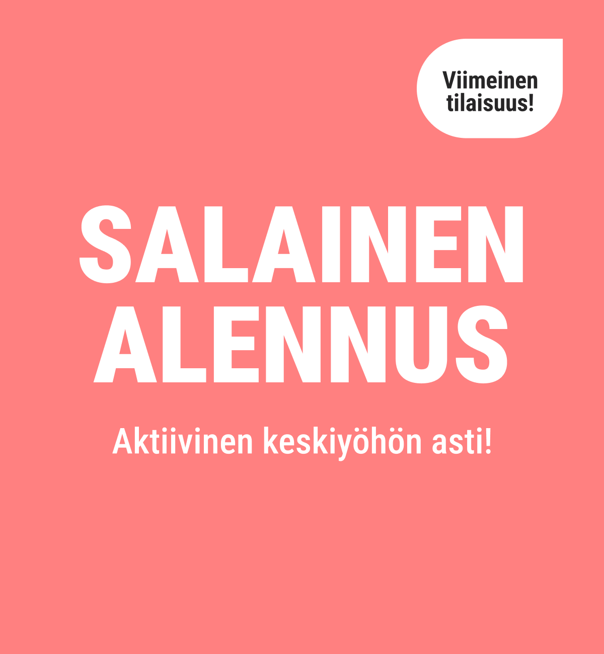 Salainen alennus