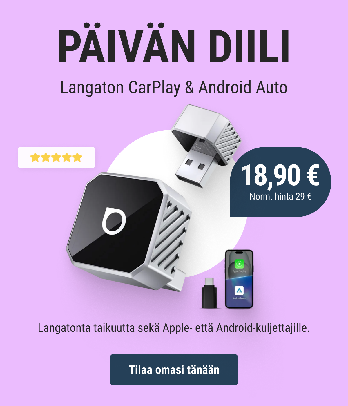 tekniikkaosat.fi, päivän diili