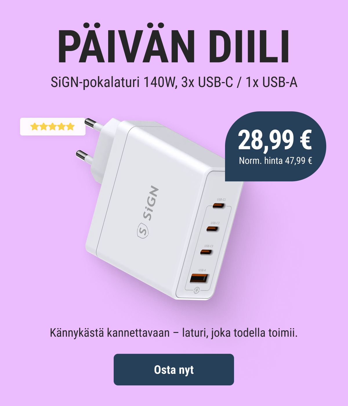 tekniikkaosat.fi, päivän diili