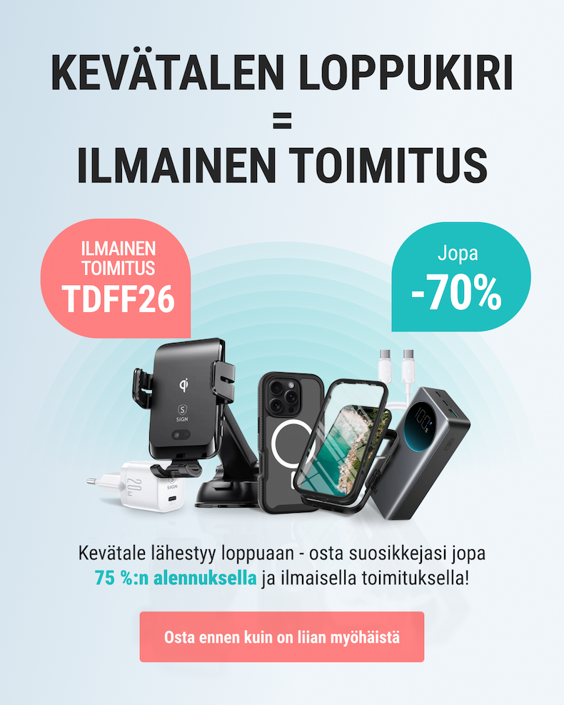 KEVÄT-ALE! Jopa 70% Alennusta