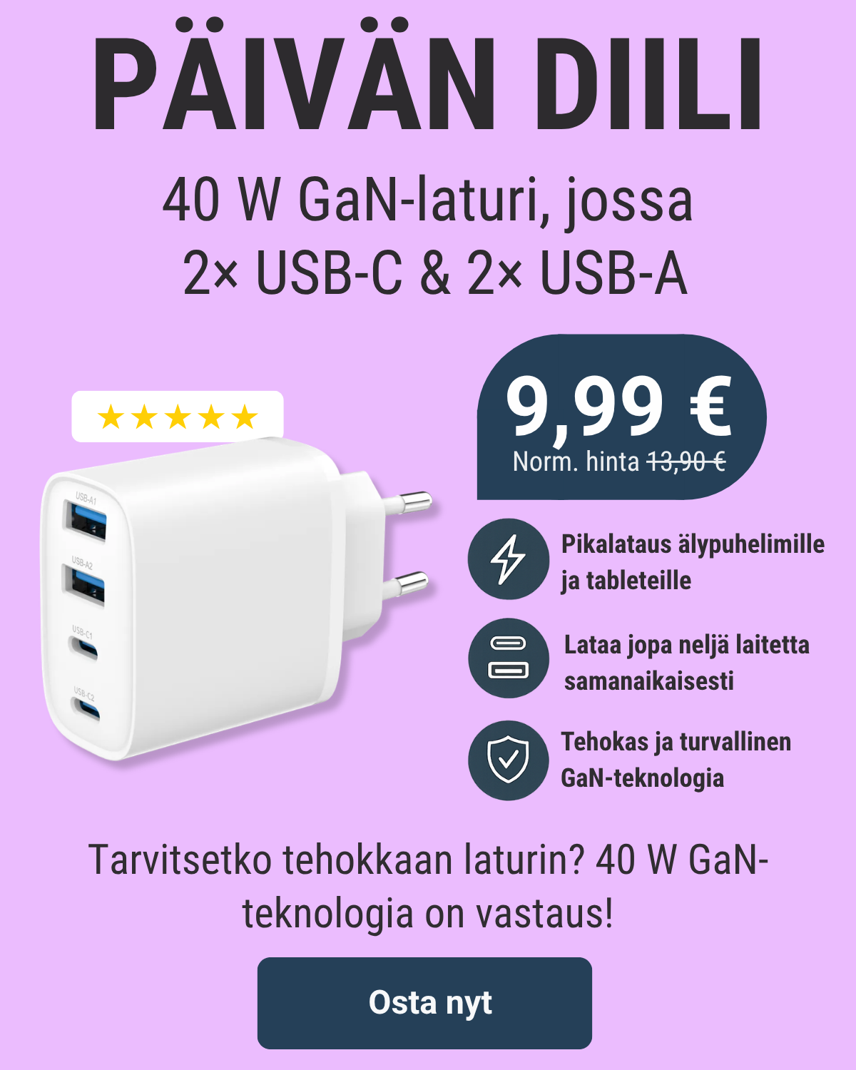 tekniikkaosat.fi, päivän diili