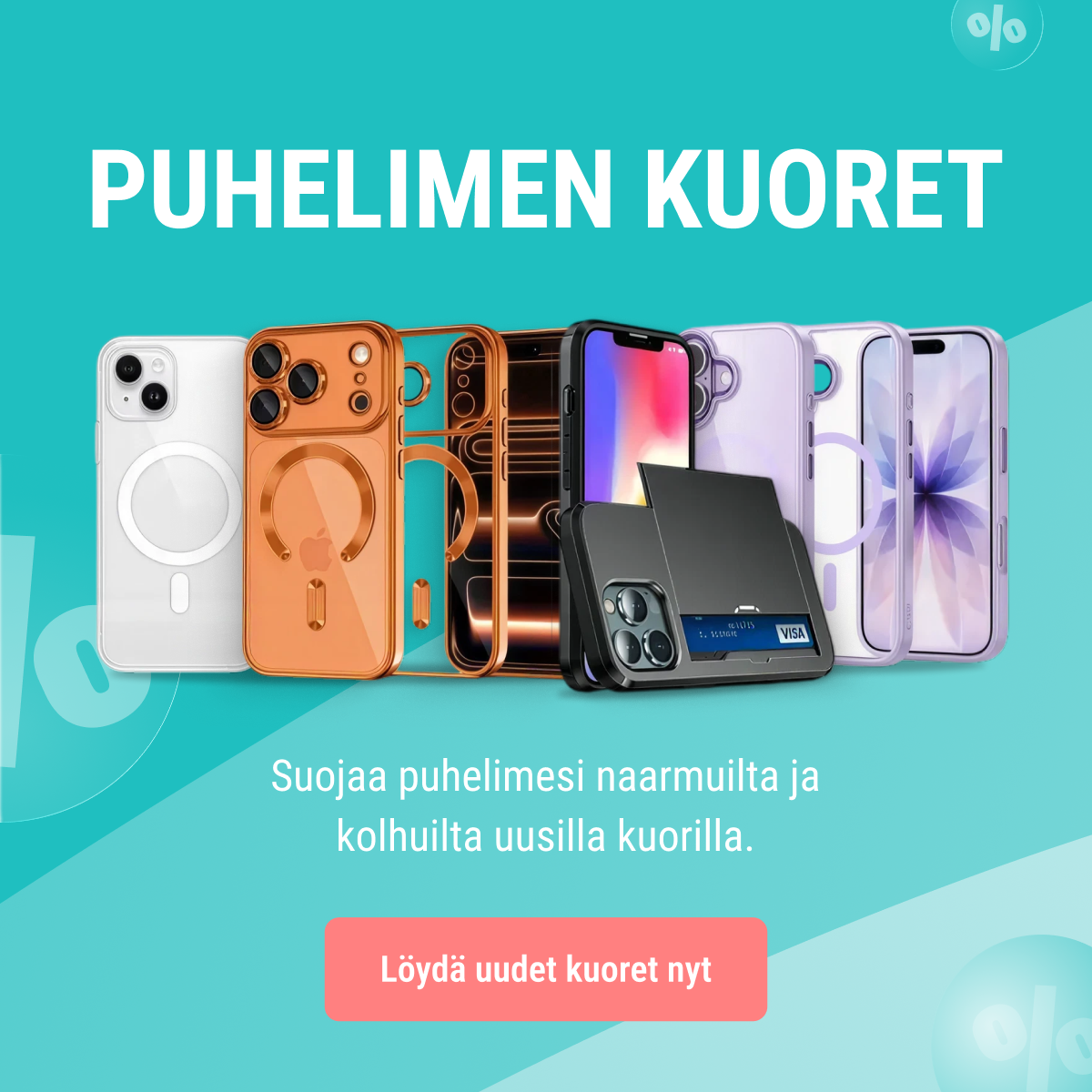 Puhelimen kuoret 