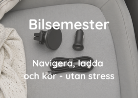 Bilsemester - biltillbehör och laddning